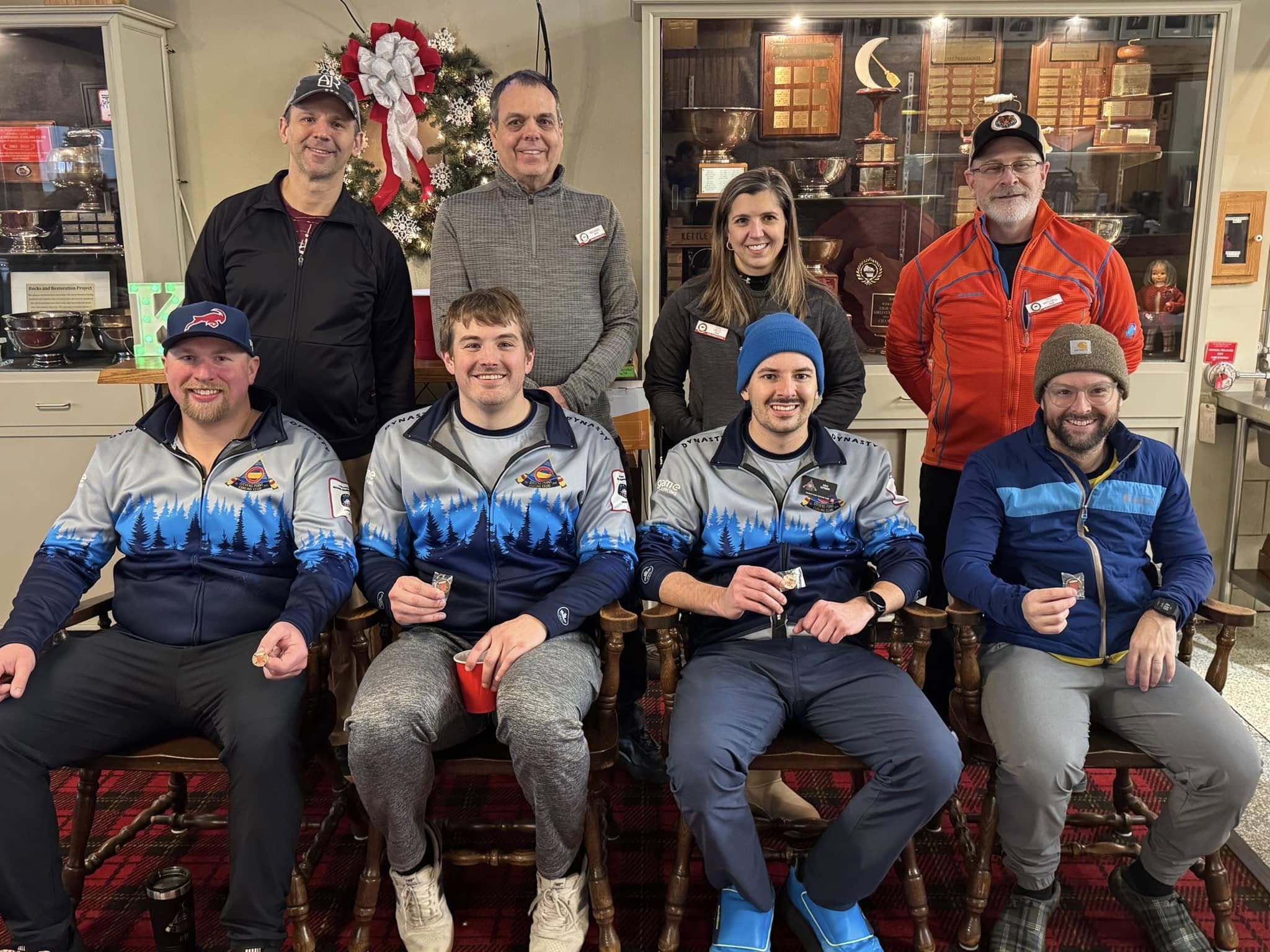 May be an image of 8 people and people golfing